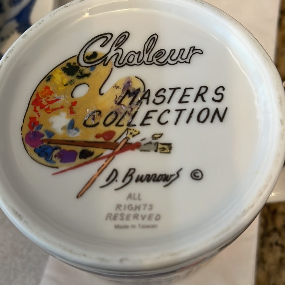 New Chaleur Master Collection By Varius Well Known Artists Mug - Picture 3 of 4